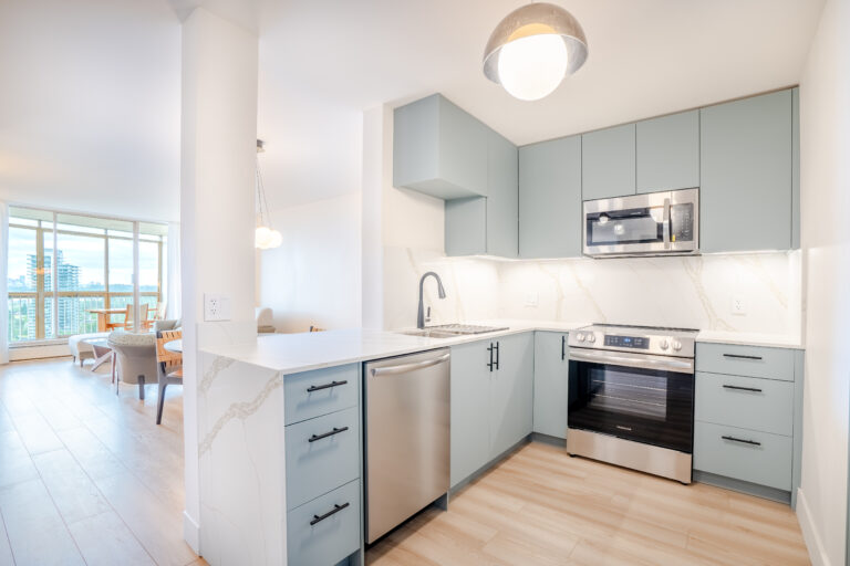 Homeowner planning budget for Home Renovation north Vancouver with contractor