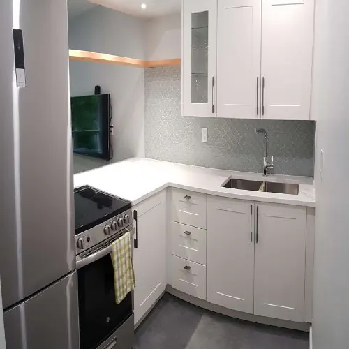 Kitchen project photo Arani Construction North Vancouver